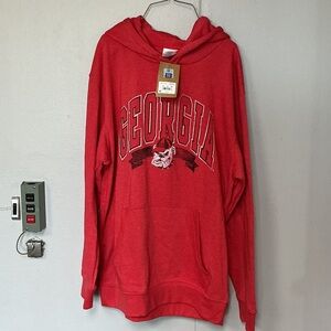 Rivalry Threads Red Georgia Hooded Sweatshirt